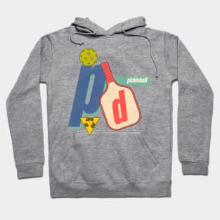 Pickleball 90s Style Graphic Hoodie